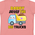 thumbnail image 4 of Inktastic Daddy Drives the Big Trucks with Dump Truck Boys or Girls Toddler T-Shirt, 4 of 5