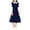 Navy, variant on Busydd Girls Dresses 8-13 Years Casual Colorblock Long Sleeve Dresses for Teens Fashion Lapel Button Spring Dresses for Girls