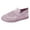 Pink, variant on Busydd Women Footwear Comfortable Breathable Slip on Shoes Women Casual Fashion Closed Toe Solid Color Women Shoes 6