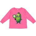 thumbnail image 3 of Inktastic Pickleball Funny Pickle Boys or Girls Long Sleeve Toddler T-Shirt, 3 of 5