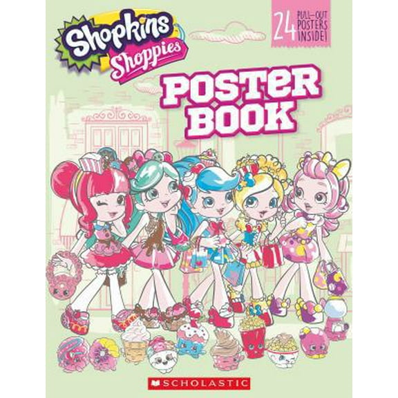 Pre-Owned Shopkins Shoppies: Poster Book (Paperback) 1338118056 9781338118056