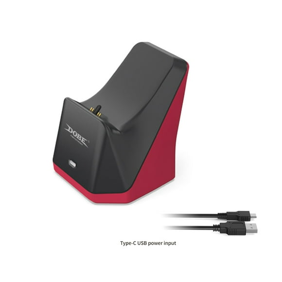 PS5 DualSense Wireless Controller Single Charging Dock - Stand-Style Charger for PS5 Bluetooth Controllers, Compact Design, Anti-Slip Base, LED Charge Indicator, Universal Compatibility