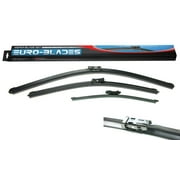 RKX Front   Rear Windshield Wiper Blades Set 26   22   12 compatible with VW Atlas L R OEM