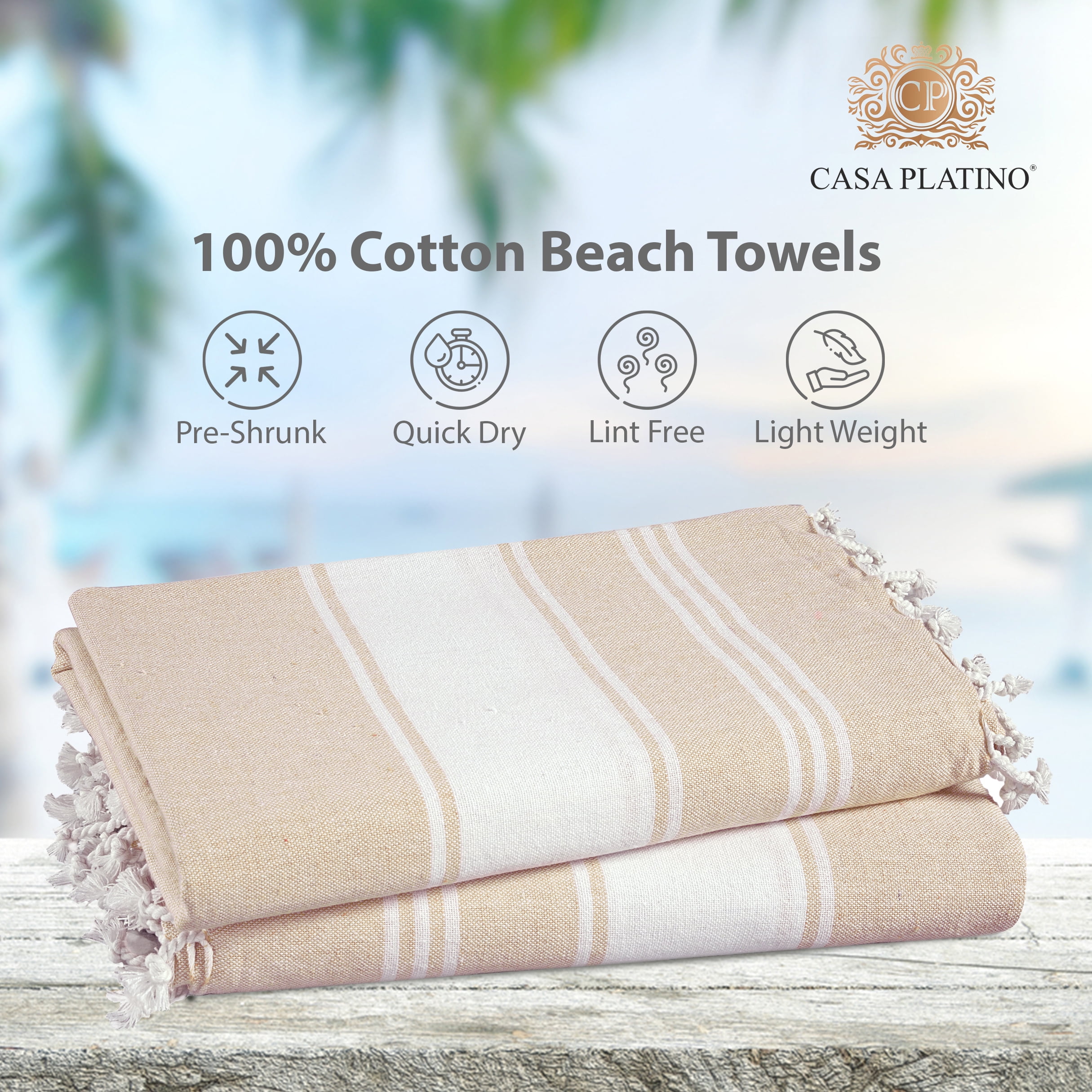 Casa Platino 100 Cotton Beach Towel with Bag 2 Pack Towels Oversized 39 x71 Pool Highly Absorbent Extra Large Quick Dry Travel Towel Aqua Walmart Business Supplies