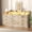 Oak, variant on Frmobepts 9 Drawers Dresser, 63" Brown Drawer Dresser with Power Outlet, Accent Chests of Drawers with LED Light, Modern Storage Dresser for Bedroom, Living Room