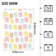 thumbnail image 2 of FORMRS 1-Subject Spiral Notebook 8" x 5" College Ruled 60 Refillable Sheet A5 Hard Cover, 2 Pack, Cute Gummy Bears Pattern, 2 of 7