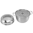 thumbnail image 4 of Steam Potwith Lid,Stainless Steel Steam Pot Stainless Steel Steam Pot Thick Steam Pot High-Intensity Output, 4 of 8