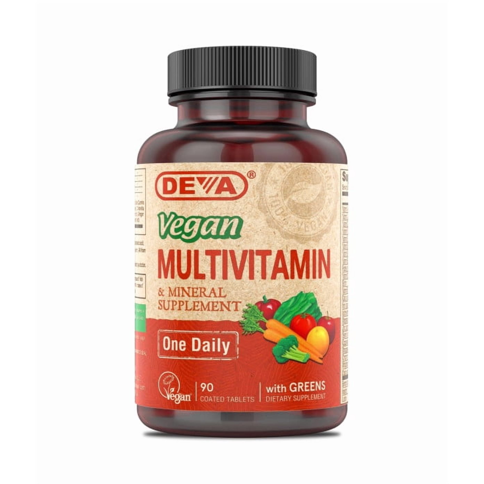 Deva Nutrition Multivitamin & Mineral Supplement, One Daily, 90 Coated Tablets