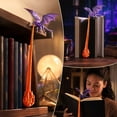 thumbnail image 5 of LED‑Flame 3D‑Printed Plastic Fire‑Dragon Book Nook Shelf Decor, Multi‑Color Mythical Sculpture Ornament For Reading Corner, Desk And Collector Display, 5 of 6
