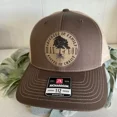 thumbnail image 3 of Man of God Men's Christian Leatherette Patch Adjustable SnapBack trucker Hat Cap, 3 of 5