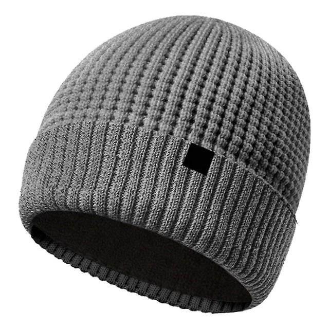 Gorro de Invierno de Punto Negro para Hombre YONGSHENG