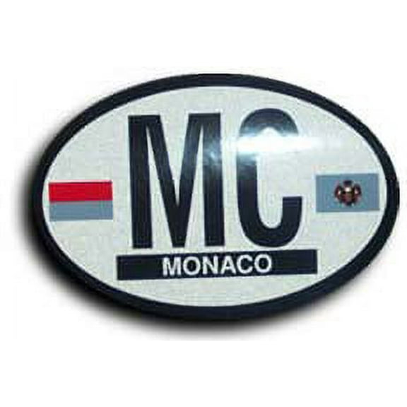 Monaco Oval decal