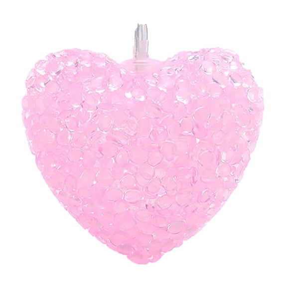 Heart Shaped String Lights 9.8ft 20 LEDs USB Recharging Valentines Fairy Strings Light for Valentines Mother's Day Birthday Party Home Decor