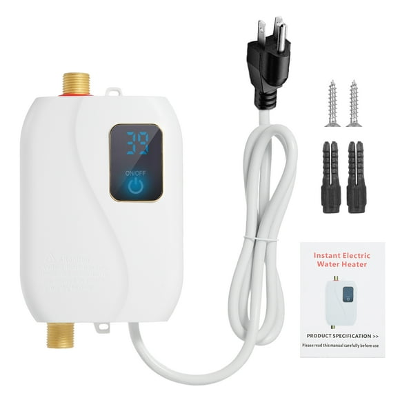 Instant Water Heater 110V 3000W Mini Electric Tankless Hot Water