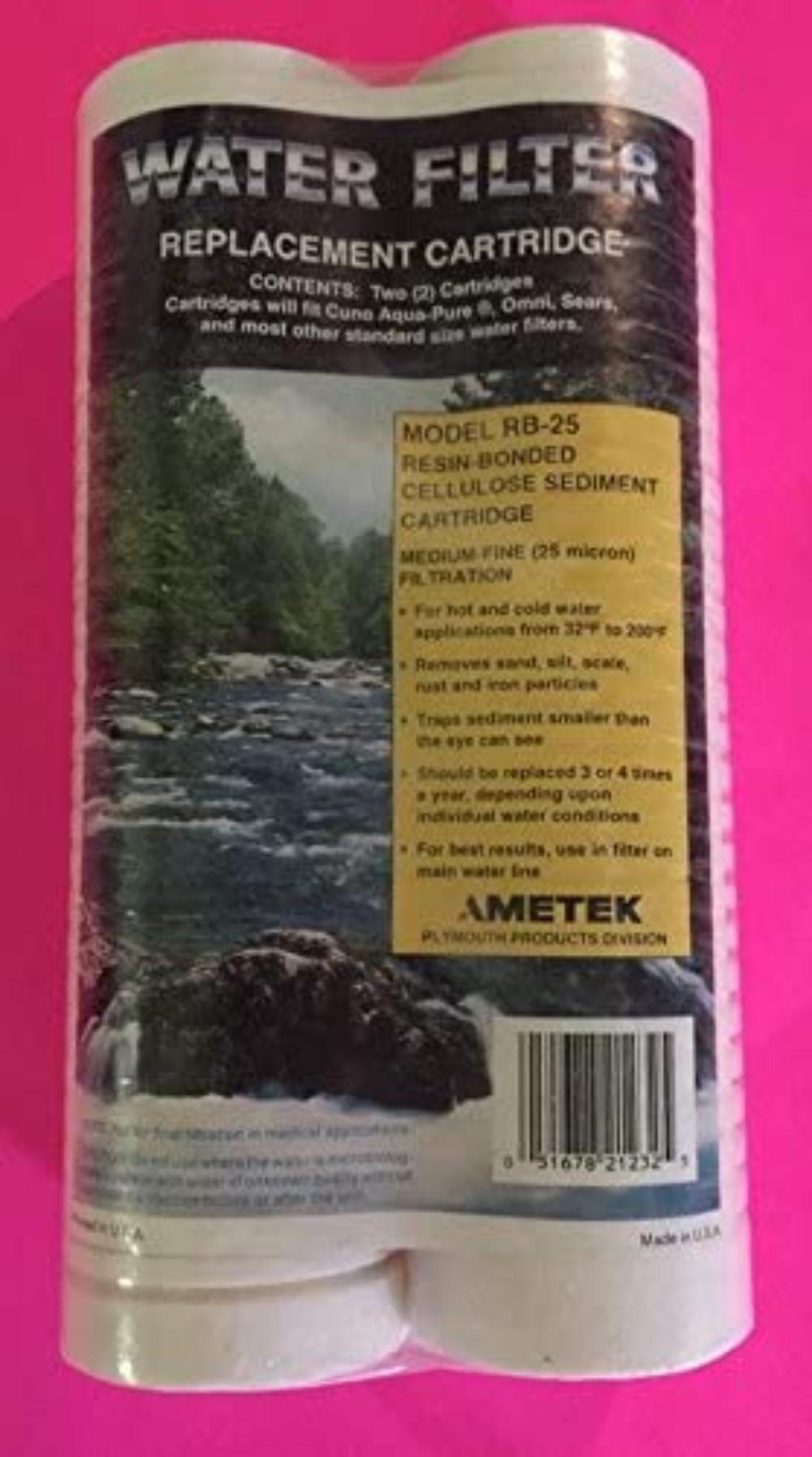 nähen heftig Zugrunde richten ametek water filter Politik