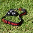 thumbnail image 6 of TrueSHOT Camera Strap with Red Plaid Neoprene Design , Accessory Pockets and Quick Release Buckles by USA Gear - Works With Canon , Nikon , Sony and More DSLR , Mirrorless , Instant Cameras, 6 of 9