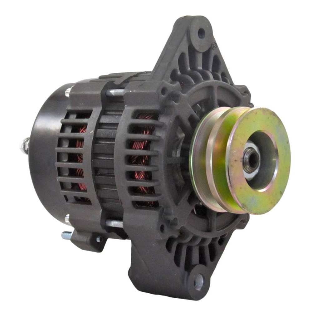 NEW 12 VOLT 70 AMP 2V PULLEY 3/8 BELT ALTERNATOR FITS HYSTER FORKLIFT