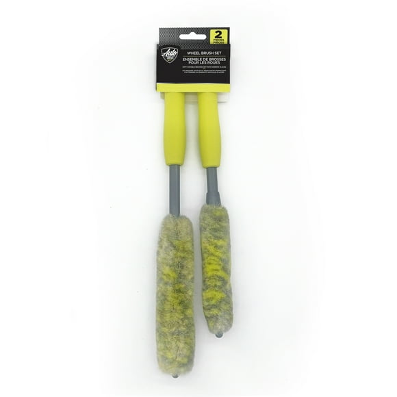 Auto Drive Soft Wheel Cleaning Woolies Brush, Rim Cleaning, 2 pack