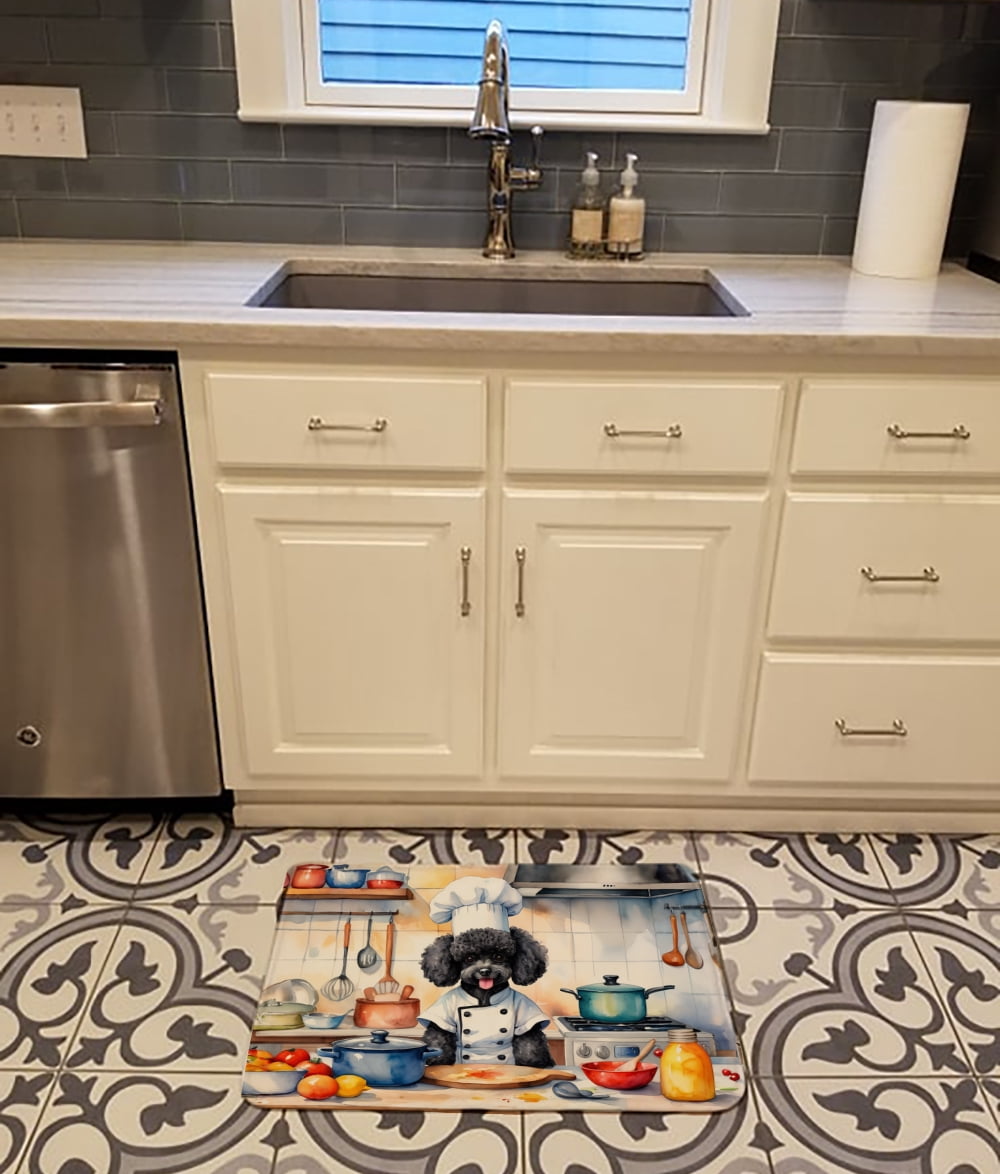 Yorkie Yorkshire Terrier The Chef Memory Foam Kitchen Mat