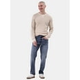 thumbnail image 2 of Lazer Pointe Men's Slim Fit Stretch Denim Jeans with Back Pocket Embroidery, Sizes 30"-38", 2 of 5
