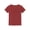 Brick Red, variant on Crewneck T-Shirt for Girls - Pure Dusty Blue Soft Pointelle Short Sleeve Pullover Stylish Tops Size 12