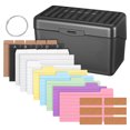 thumbnail image 1 of LOLIPPYY 1Set Card Organizer Box with Lined Double Sided Note Cards and Storage Case for Office Use, 1 of 6
