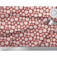 thumbnail image 2 of Soimoi Modal Satin Fabric Star & Cute Animals Kids Print Fabric by The Yard 42 Inch Wide, 2 of 3