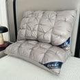 thumbnail image 2 of 2-Pack Luxury Hotel Collection Pillows: Ultra-Supportive for Deep Sleep & Neck, Resilient High-Loft Core, Hypoallergenic Plush Cover, Cooling & All-Season Comfort - Ideal Gift, 2 of 10