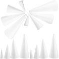 thumbnail image 6 of 16pcs Christmas Cones Toys Drawing Foams Cones Decorative White Cones Kindergarten White Cones, 6 of 7