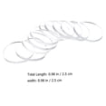 thumbnail image 4 of CIMAXIC 30 Pcs Entretoise Transparente pour Table en Verre Effet Fixe Résistance à la Pression 1 Po, 0.98"X0.98"X0.12 Pouces, 4 of 5
