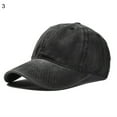 thumbnail image 5 of Ludlz Fashion Solid Color Hip Hop Hat Unisex Adjustable Baseball Cap Sports Snapback, 5 of 6