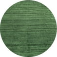 thumbnail image 1 of Ahgly Company Indoor Round Contemporary Shamrock Green Abstract Area Rugs, 6' Round, 1 of 6