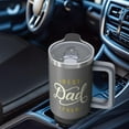 thumbnail image 4 of Number One Dad Tumbler 40oz - Stainless Steel Insulated Cup with Lid & Straw, Great Gift for Dad for Father's Day, Birthday, Christmas, Anniversary from Wife & Kids, 4 of 5