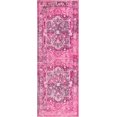 thumbnail image 2 of Rugs.com Medina Collection Rug – 6 Ft Runner Plumrose Pink Medium Rug Perfect For Hallways, Entryways, 2 of 9