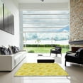thumbnail image 6 of Ahgly Company Indoor Square Patterned Golden Brown Yellow Area Rugs, 6' Square, 6 of 6