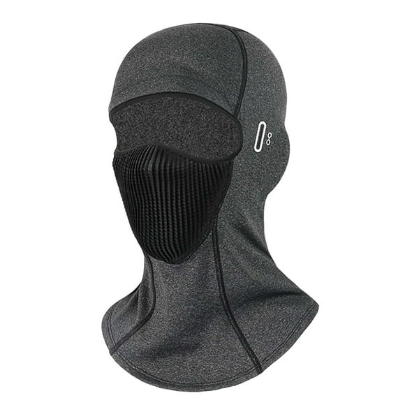 HVOBTTY Mens Womens Casual Fleece Warm Hat, Men's Outdoor Warm Sports Skiing Head Cover Neck Protection Cold Weather Windproof Thermal Shiesty Gray
