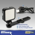 thumbnail image 4 of Ultimaxx Mini 49 LED Video Light - USB / Built-In Rechargeable Li-ion Battery, 4 of 4