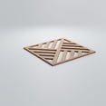 thumbnail image 4 of Ekena Millwork 11 3/8"W x 11 3/8"H x 1/4"T Small Allen Decorative Fretwork Wood Wall Panels, Red Oak, 4 of 18