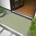 thumbnail image 5 of Sage Green 2x3 Door Mat Rug, Farmhouse Solid Green Color Modern Art Non-Skid Rubber Backing Large Rectangle Rugs - Living Room Bedroom Home Office, Indoor Floor Mat Carpets Washable Rug, 5 of 9
