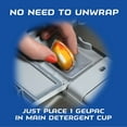 thumbnail image 3 of Finish Gelpacs Orange, 54ct, HHA1&nbsp;Dishwasher Detergent Tablets, 3 of 3