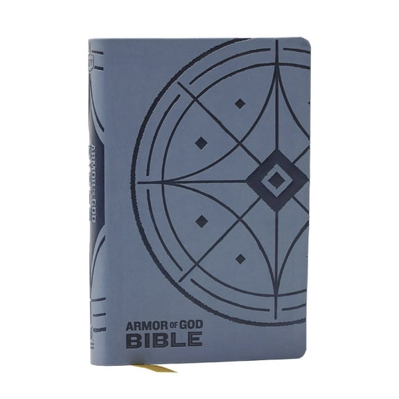 NKJV Armor of God Bible, Blue/Gray Leathersoft (Children's Bible, Red Letter, Comfort Print, Holy Bible): New King James, (Hardcover)