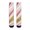Pink Marble Pattern, variant on Green and Gold Marble Pattern Women's Crew Socks, Mid-calf Polyester Running Athletic Socks with Reinforced Heel & Toe, Soft Stretchy Gifts Ideas for Women Ladies