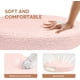 thumbnail image 5 of Silla Piernas Cruzadas Ergonómica Home Office Giratoria 360° Ruedas Pinmoco Rosa, 5 of 8