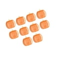 thumbnail image 1 of Platos de Halloween,Platos de papel con forma de calabaza para Halloween,vajilla para fiestas,Platos de papel desechables Juego de platos de Halloween,Platos de papel para 9 pulgadas naranja, 1 of 8