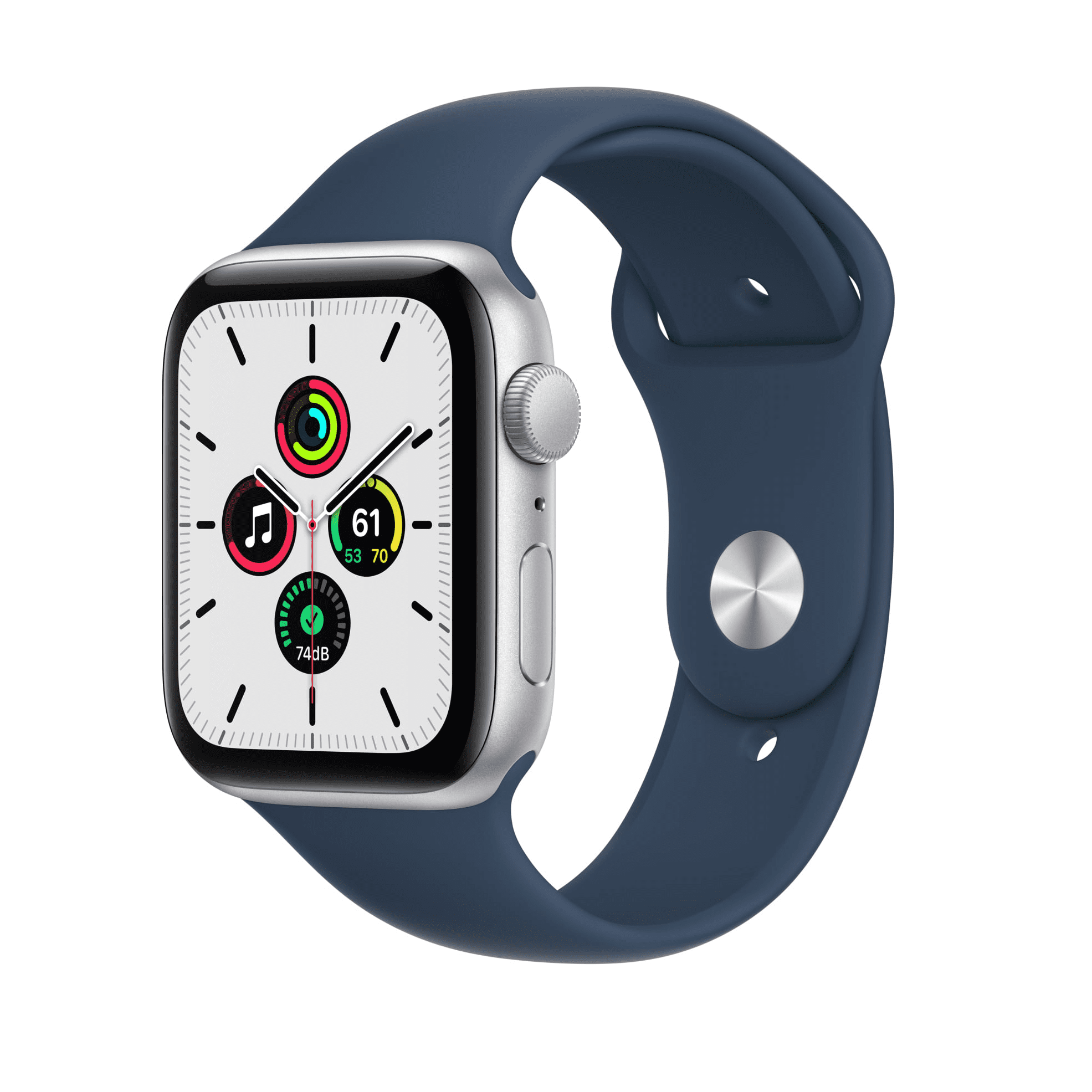 Apple Watch SE (1st Gen) GPS, 44mm Space Gray Aluminum Case with Midnight  Sport Band - Regular