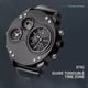 thumbnail image 3 of Reloj Impermeable De Cuarzo Oulm Two Time Zone Color Del Fondo Azul, 3 of 5