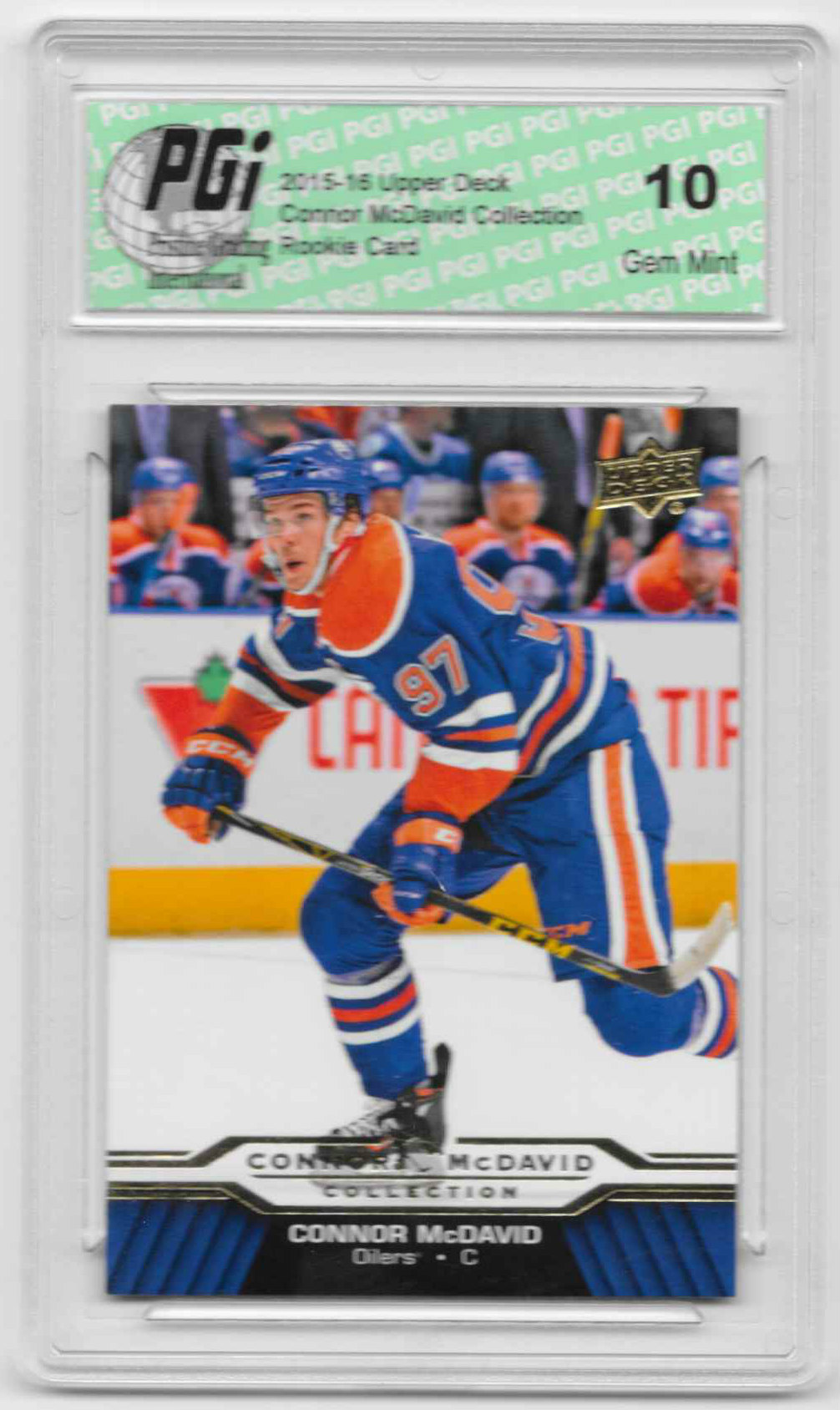 connor mcdavid jersey card