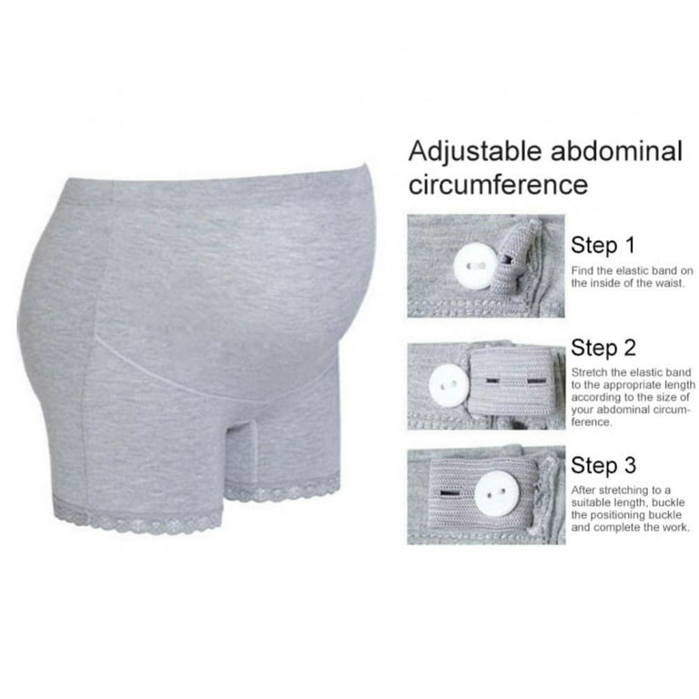 AUTUCAU Maternity Shapewear Pregnancy Seamless Underwear Women Belly  Support Anti-Chaffing Mid-Thigh Panties Shorts,2 Packs at  Women's  Clothing store