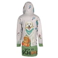 thumbnail image 2 of Hardworking Great Pyrenees Ready Back to School New Year Classes All Over Print 3D Hooded Duffle Toggle Coat Pyr Dog Lover - 12011, 2 of 6
