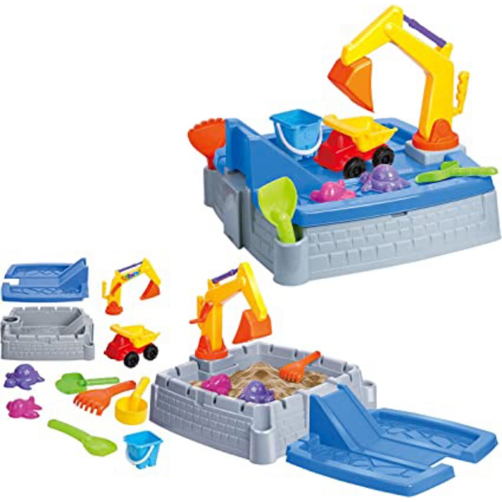 EASTIN 2 in 1 Kids Sand Box Water Table Outdoor Garden Play Set Truck